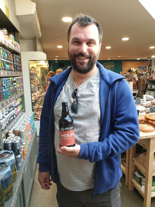 United Kingdom - Forres - Luke found the perfect beer for this trip