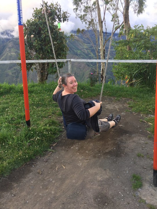 Ecuador - Banos - Louise's extreme swing