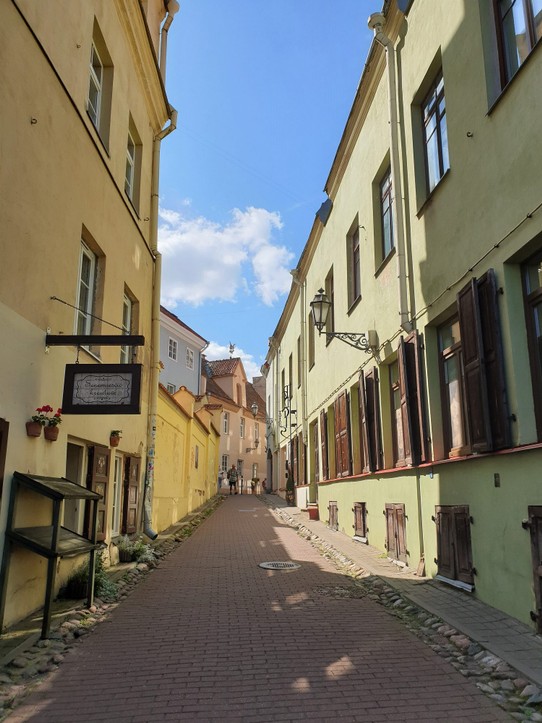 Lithuania - Vilnius - Typical Old Town street