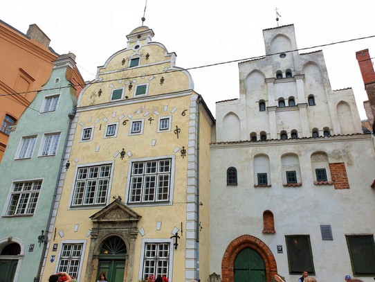 Latvia - Riga - Original 15thC houses