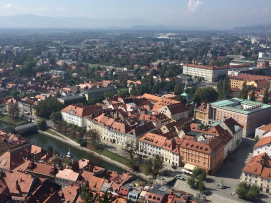 Slowenien - Laibach - Blick von der Burg