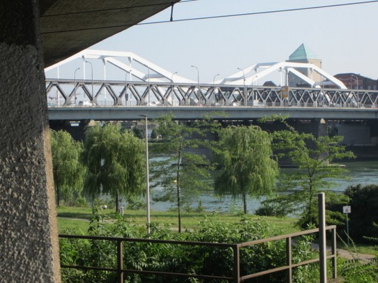 Deutschland - Mannheim - Konrad-Adenauer-Brücke 