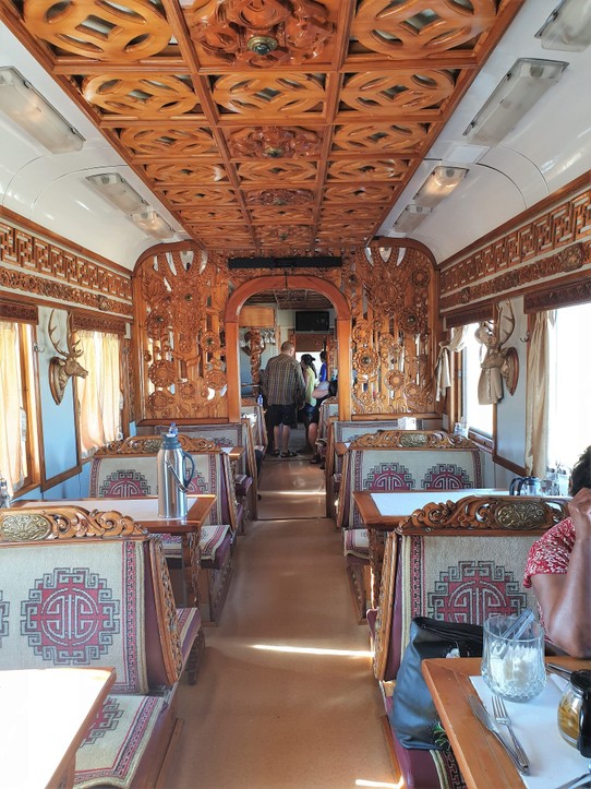 China - Xilin Gol - The Mongolian restaurant car
