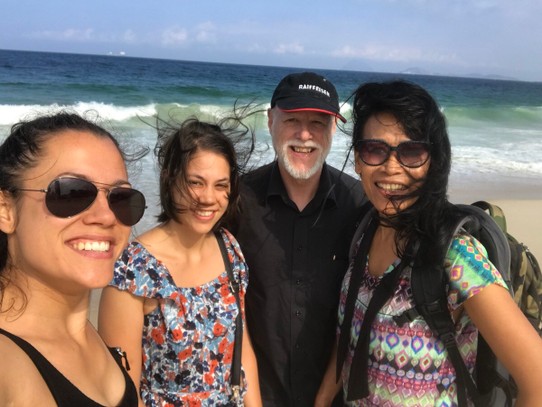 Brazil - Rio de Janeiro - Familie Keller am Strand
