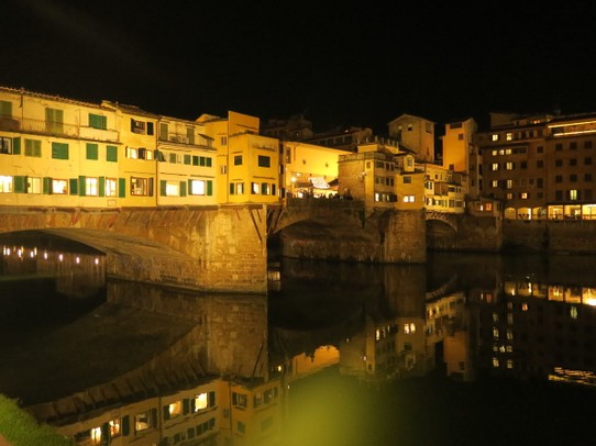 Italy - Florence - Ponte Vecchio, plein de bijoutiers
