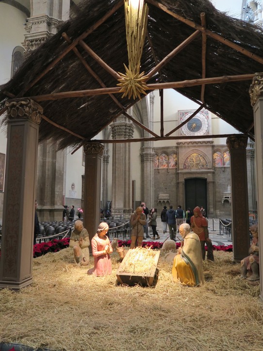 Italy - Florence - La creche de Noël, il y en a une dans toutes les eglises