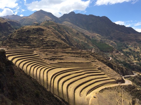 Peru -  - Pisaq war bei den Inka u.a. ein wichtiges Agrarzentrum, auf den Terrassen wurde alles mögliche angebaut