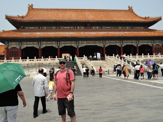 China - Beijing - Luke in Forbidden City