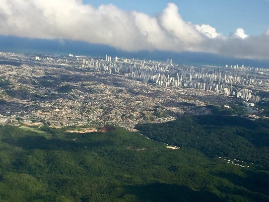 Brasilien - Recife - Anflug Recife