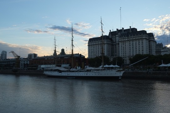 Argentina Buenos Aires - Palermo - Presidente Sarmiento sailing ship at Puerto Madero