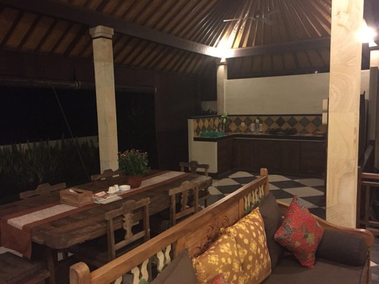 Indonesia - Kubu Kedungu villas - De 'binnenplaats'