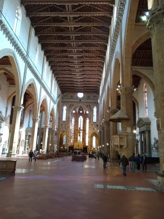 Italy - Florence - Inside of Santa Croce
