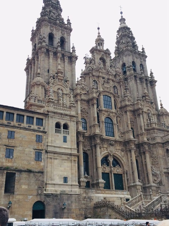 Spanien - Santiago de Compostela - Die Kathedrale das Ziel der Wanderung