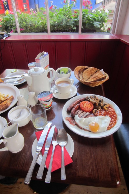 Vereinigtes Königreich - St Ives - English Breakfast im Western Hotel 