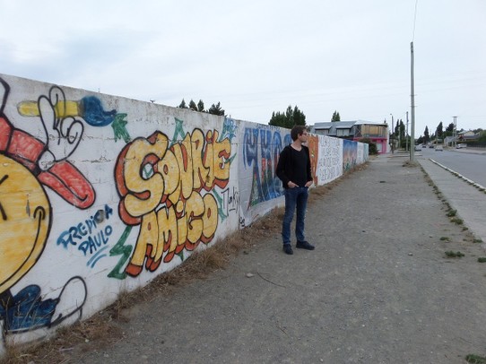 Argentina - El Calafate - The small city of El Calafate is only a base for further trekking, although there is some street-art to look away from.