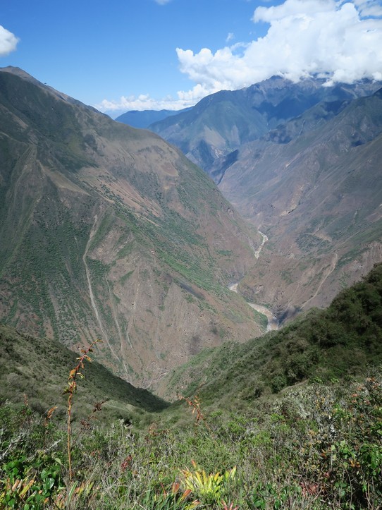 Peru - Choquequirao - J3 : visite du site, encore des montées et descentes, puis retour jusqu'à Playa rosalina