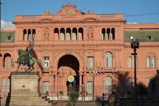Argentina Buenos Aires - Palermo - Casa Rosada - the executive mansion and office of the President of Argentina