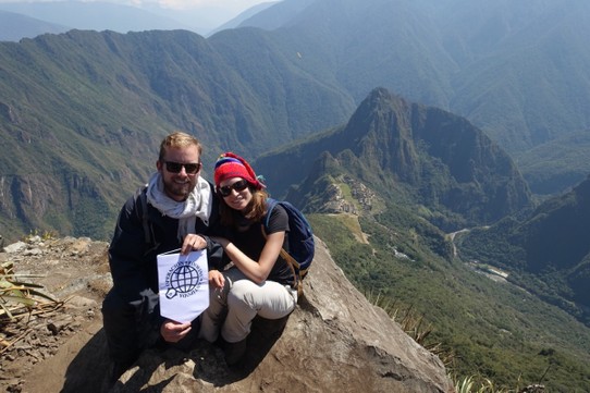 Peru -  - Auf dem Gipfel Machu Picchu