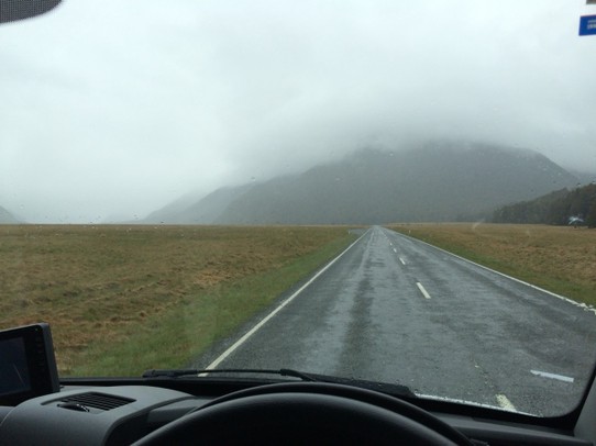 Neuseeland - Fiordland - Planmäßig den Regentag für die Fahrt ins Fiordland genutzt
