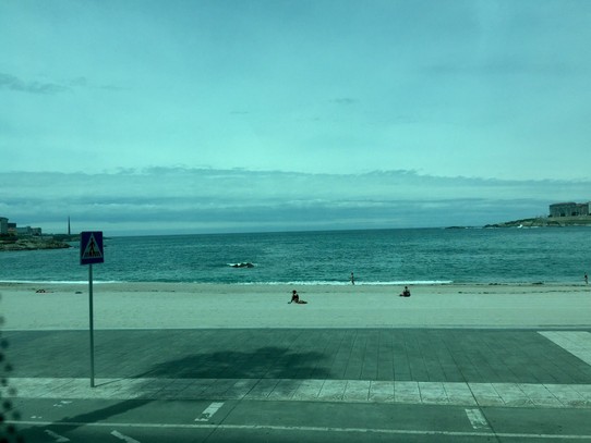 Spanien - A Coruña - Strand von la Coruna 