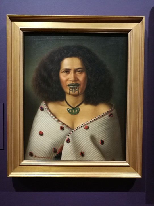 Neuseeland - Auckland - Maori Portraits in der Art Gallery 