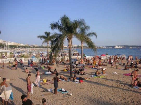 Frankreich - Cannes - Öffentlicher Strand von Cannes