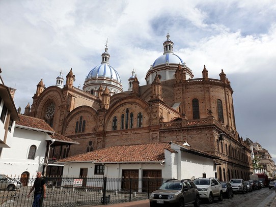 Ecuador - Cuenca - The back of the New Cathedral 