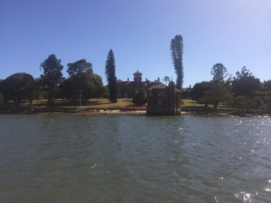 Australia - Annandale - Fancy house at the Parramatta River. 