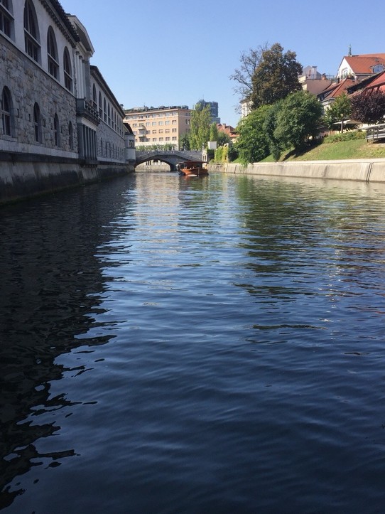Slowenien - Laibach -  Bootstour auf dem Fluss