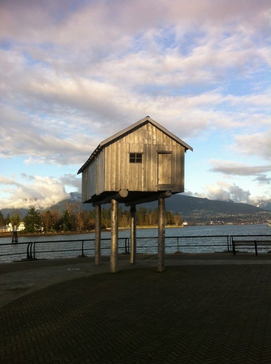 Kanada - Vancouver - Ob das Wasser mal höher stand?