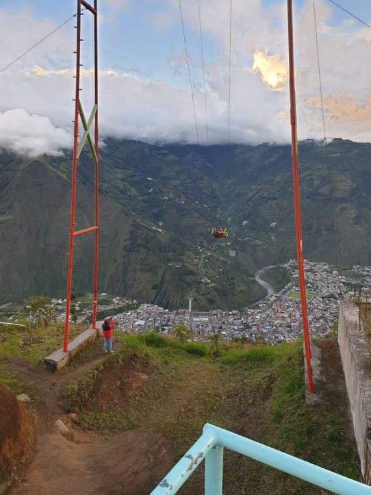 Ecuador - Banos - Luke's "extreme swing"