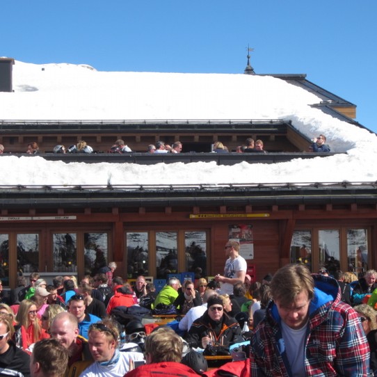 Schweiz - Samnaun - Bergrestaurant ALP TRIDA (2263 m)