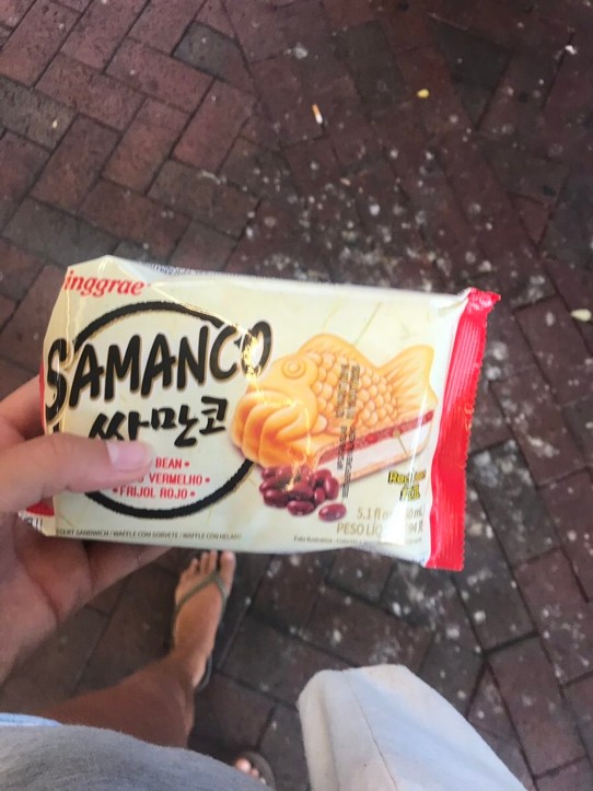 Australien - Adelaide - Gift of a japanese, but whats that?! Beans Icecream ! I didn’t try- sorry 😄
