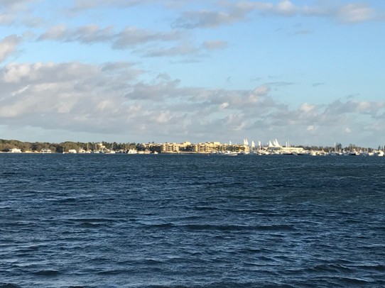 Australien - Southport - Blick auf den Jachthafen 