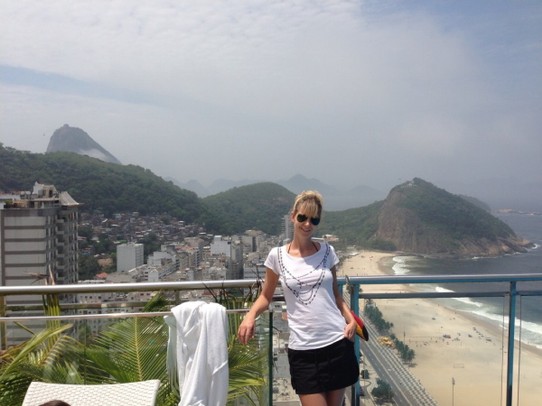 Brazil - Rio de Janeiro - Dachterrasse des Hotels mit grandioser Aussicht