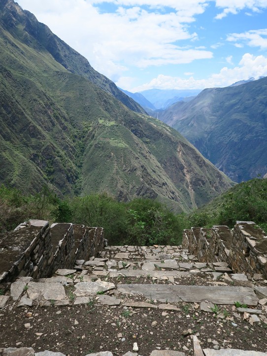 Peru - Choquequirao - escaliers vertigineux....!