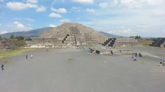 Mexico - Mexico City - Pyramid of the Sun-2000 yr old pyramid