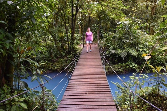 Costa Rica - Upala - leider war der Weg nicht so schön wie über diese Brücke.