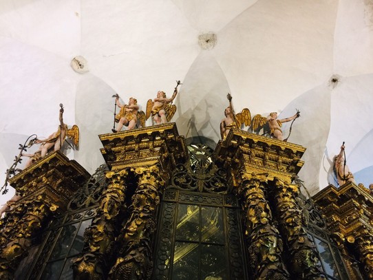 Spanien - Santiago de Compostela - Kathedrale innen
