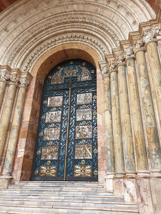 Ecuador - Cuenca - Doors to the New Cathedral 