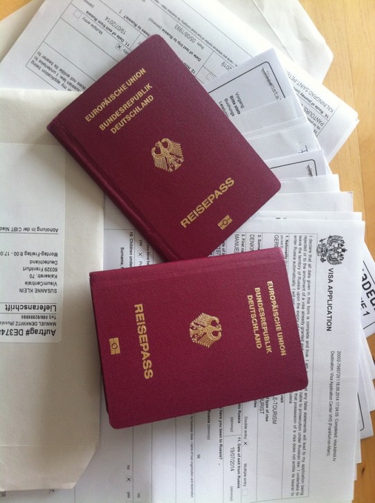 Germany - Frankfurt - Schwierigkeiten mit der Visa-Beantragung für Kaliningrad und St. Petersburg: ...dann halt drumerhum fahren 