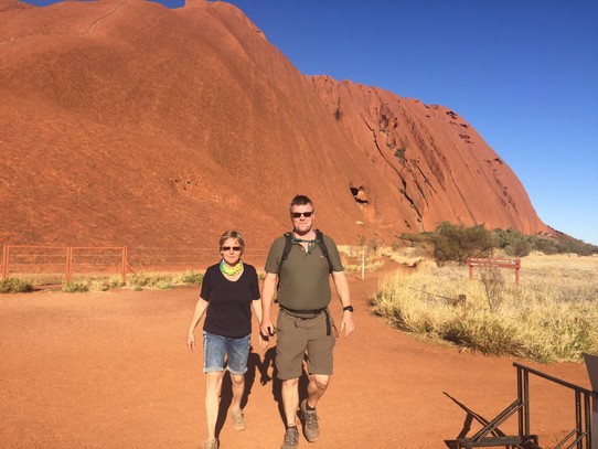 Australien -  - Der Uluru base Walk. 10 km. Superschön und Beeindruckend. 