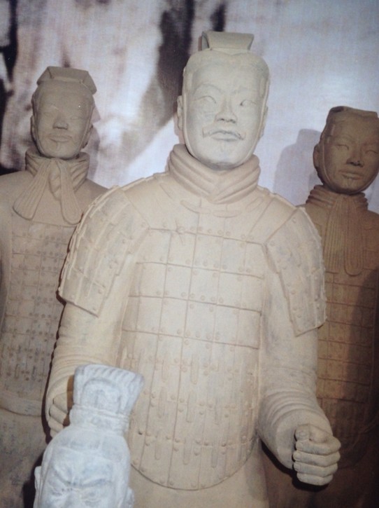 China - Lintong - Die Tonfiguren haben alle verschiedene Gesichter