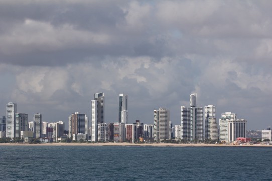 Brasilien - Recife - Skyline Recife von der Wasserseite