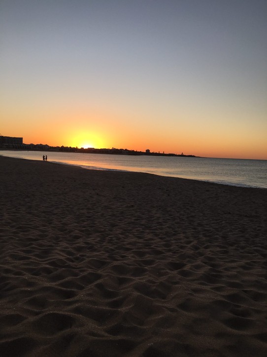 Australien - South Perth - Unsere Abende an der Westküste werden durch wunderschöne Sonnenuntergänge versüßt.