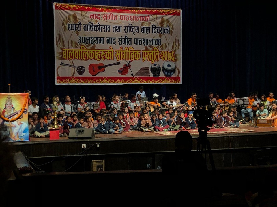 Nepal - Kathmandu - Konzert von den Kindern aus Shanti 