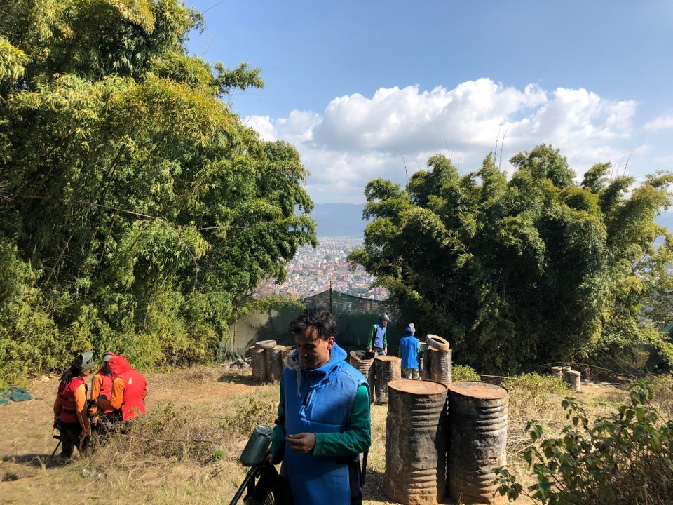 Nepal - Kathmandu - Paintball Action