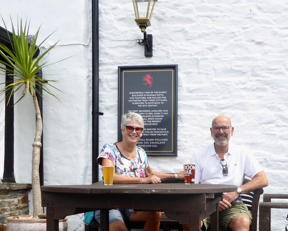 United Kingdom - Falmouth - The Red Lion is said to have a mischievous ghost.