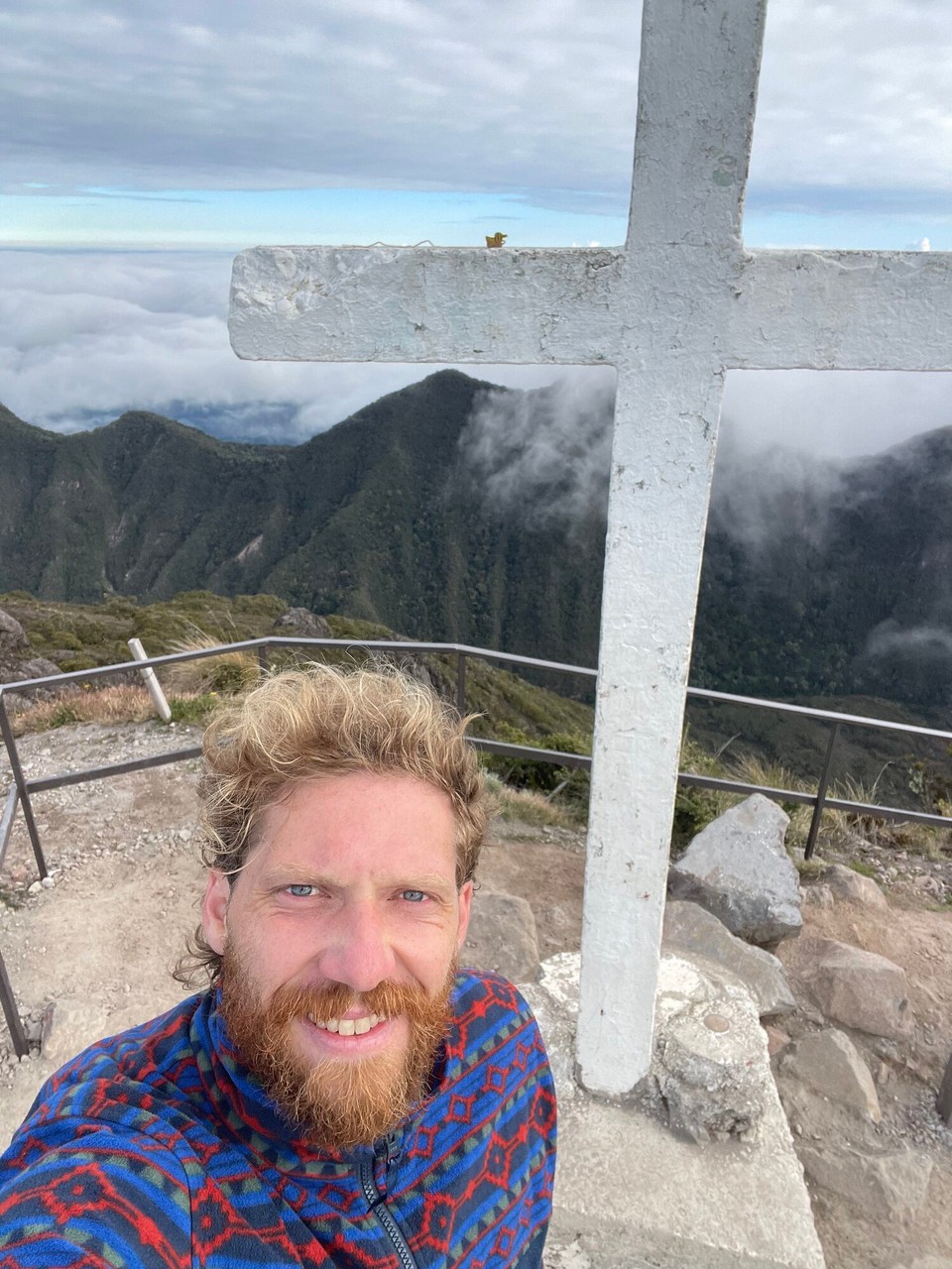 Panama - Boquete - Gipfel Vulvano Baru 3474m, steiler Aufstieg in der Dunkelheit.