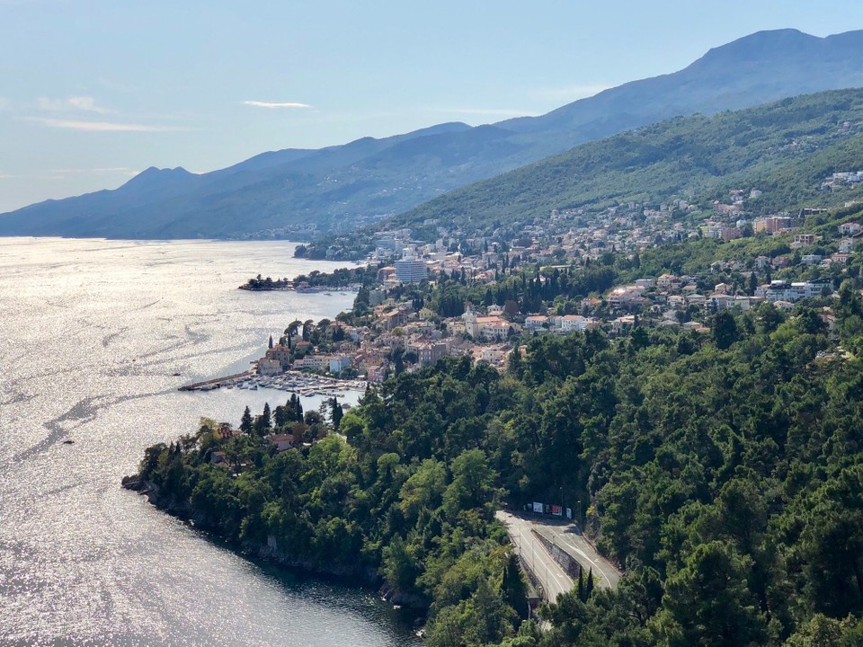 Kroatien - Opatija - Blick auf Opatija 